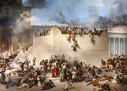 Destruction of the Temple of Jerusalem (1867) by Francesco Hayez