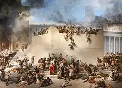 Destruction of the Temple of Jerusalem (1867) by Francesco Hayez