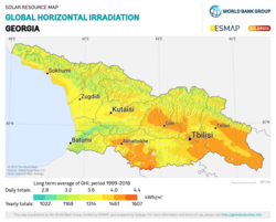 Image of the map of Georgia