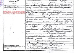 Death certificate