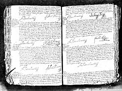 Marriage record from Norway