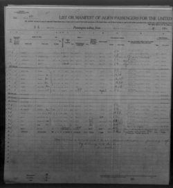 Passenger list for Amalia Otero