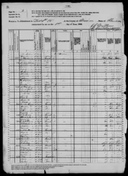 A page from the 1885 Florida State Census