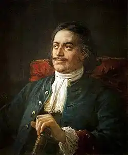 Portrait of Peter the Great. Nikolay Ge, 1871