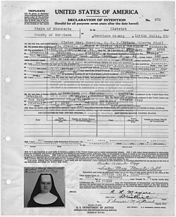 Certificate of Loyalty for Gottlieb Ekert