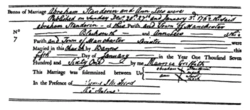 marriage register post-1754