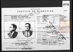 Migration record of Hipólito Engroñat Monleón