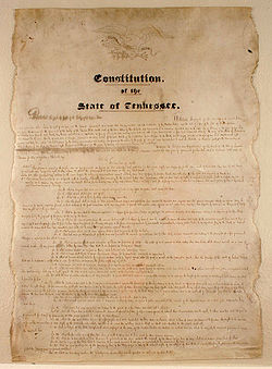Tennessee Constitution of 1835