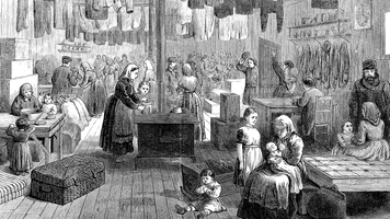 “The temporary home of the Russian Mennonites” Frank Leslie’s Illustrated Newspaper, March 20, 1875