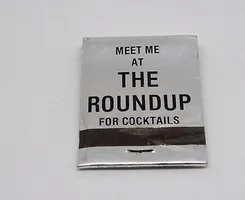 Exploring LGBT Family History: Gay matchbook cover - The Roundup, San Francisco
