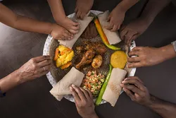 Traditional Ethiopian injera