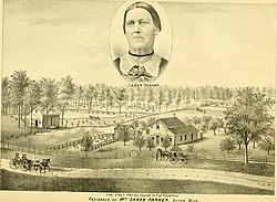 Page of "History of Shiawassee and Clinton counties, Michigan"