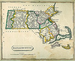 Massachusetts map 1804