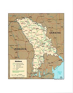 Image of Moldova map