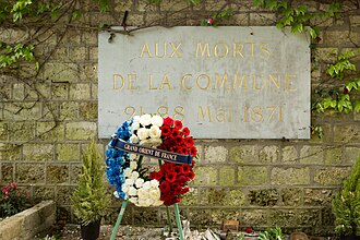 brick wall at cemetery