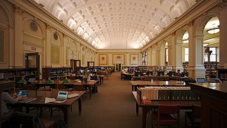Interior of the Carnegie Library of Pittsburgh.