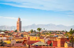 Marrakesh and old medina, Morocco