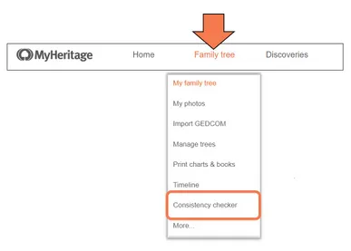 Choose from the drop-down menu