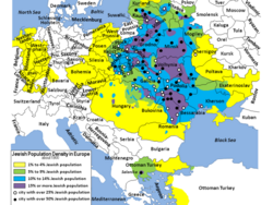 Jews in Europe in 1900