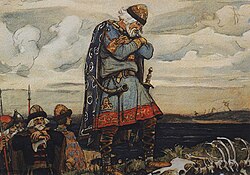 A nineteenth-century depiction of Oleg the Wise