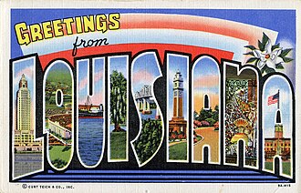 Louisiana post card