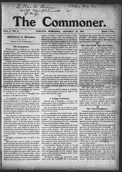 January 23, 1901 issue of The Commoner