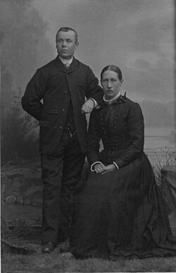 Norwegian couple that immigrated to the US