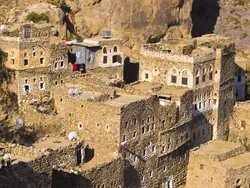 Detail of Jewish part of the city of Al Hajjara