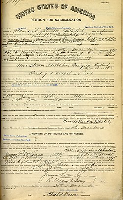 petition of naturalization