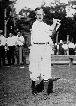 Scottish-American golfer Gilbert Nicholls (1878-1950)
