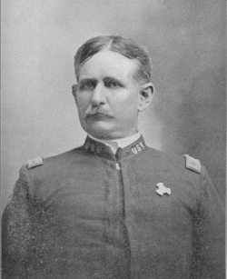 Portrait of BG BG Clement R. Schaer, Arkansas State Guard. 1900.