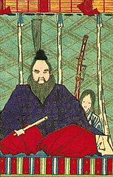 Tawara Hidesato - "Dai Nippon Meisho Kagami" (Mirror of the Famous Generals of Japan), by Yoshitoshi Tsukioka (Taiso) (1839-1892). Depicted is Tawara no Toda Hidesato. When Hidesato met Taira no Masakado, Masakado was very rude and Hidesato decided to confront Masakado.