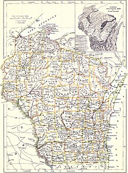 Map of Wisconsin