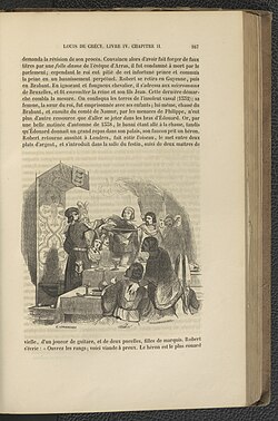 Page from "Histoire de la Belgique," 1842