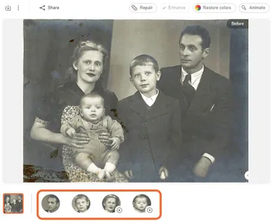 Choose the ancestor you wish to animate