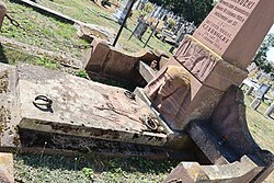 Grave of Lucjan Bolesław and Michał Czarnockie. Catholic cemetery. Pruzhany, Belarus.