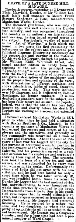 newspaper obituary