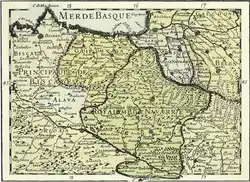 The Basque Country's historic districts (early 18th century)