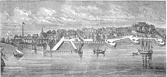 New York City in the 1700s.