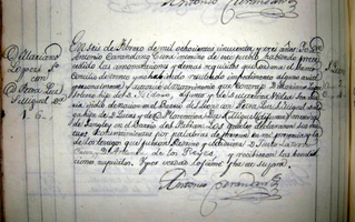 Clavería decree of 1849