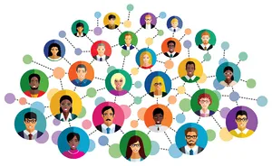 Social media instant communication