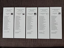 Ballot papers for the 2015 Spanish local elections for Jerez de la Frontera, Spain