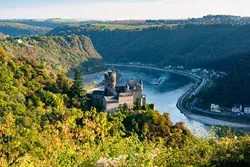 Burg Katz castle, Rhine valley