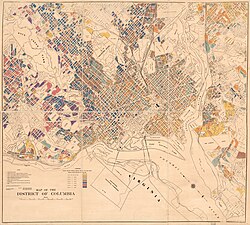 Map of the District of Columbia