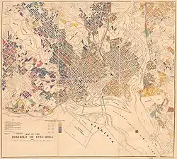 Map of the District of Columbia