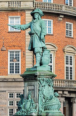 Niels Juel statue Copenhagen Denmark