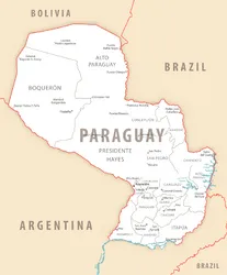Map of Paraguay