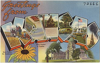 Kansas post card