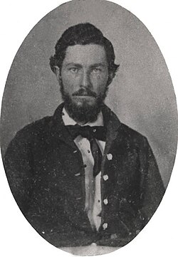 Portrait of Sgt. Hugh Farrior Pickett, Company I, 1st Alabama Cavalry