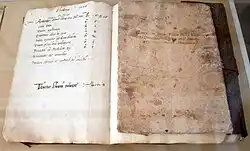 Urbarium containing the cadastral information of the Draganić family of Pirovac. Rijeka, 1575